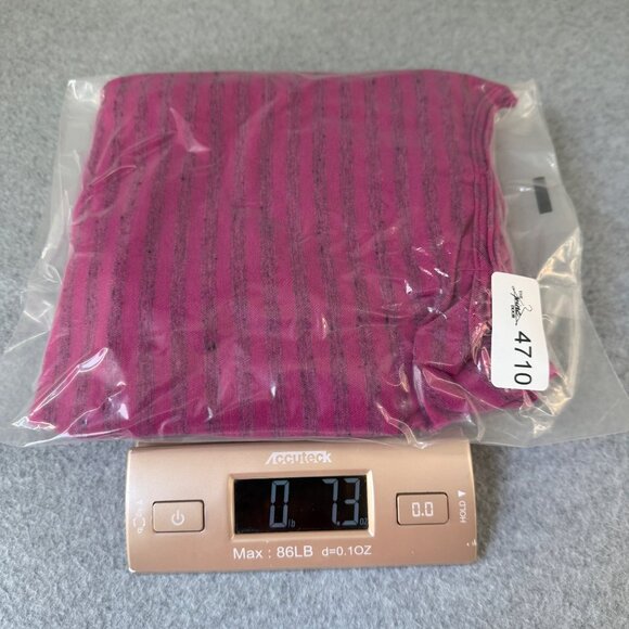 Cut Loose Purple Striped Two Tone Rosa‎ Boxy Pullover Long Sleeve Top One Size - Picture 13 of 14